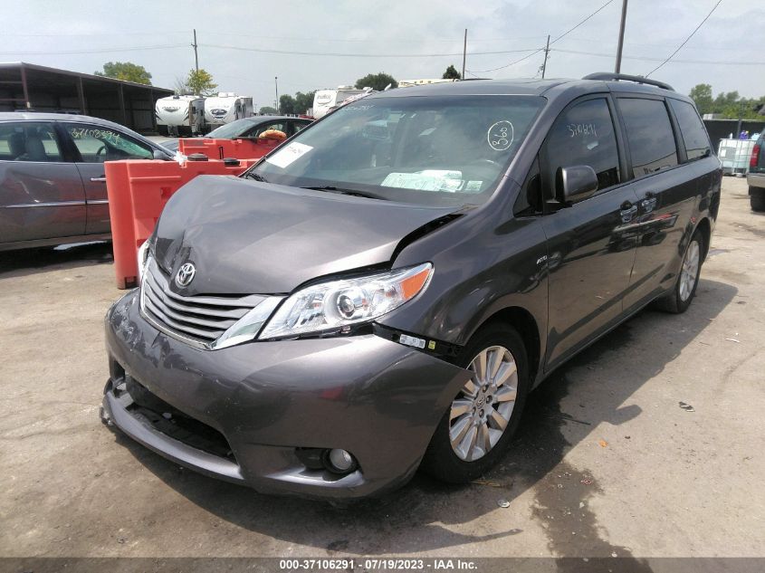 2016 TOYOTA SIENNA XLE - 5TDDK3DC5GS132454