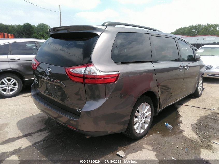 2016 TOYOTA SIENNA XLE - 5TDDK3DC5GS132454