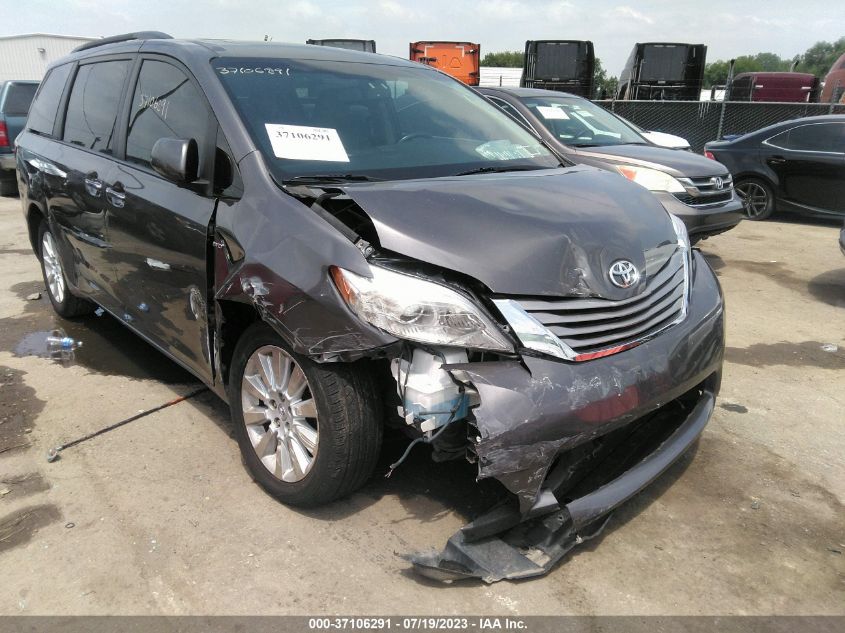 2016 TOYOTA SIENNA XLE - 5TDDK3DC5GS132454