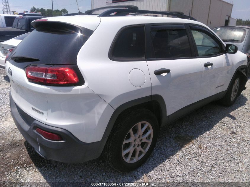 2016 JEEP CHEROKEE SPORT - 1C4PJMAB8GW349899