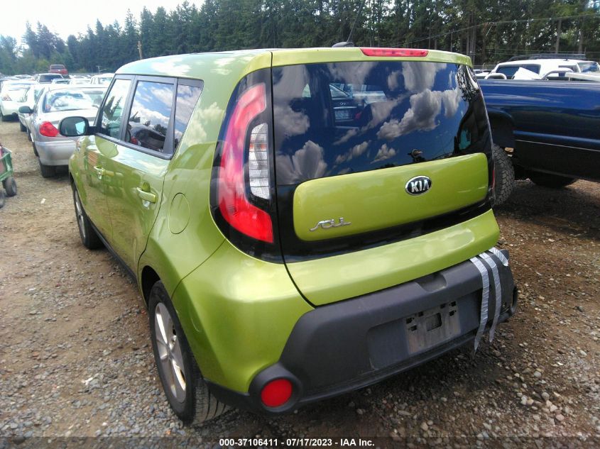 2015 KIA SOUL BASE - KNDJN2A26F7815501