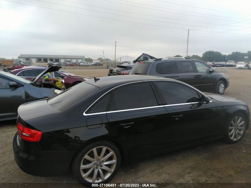 2013 AUDI A4 PREMIUM PLUS - WAUHFAFL0DN038472