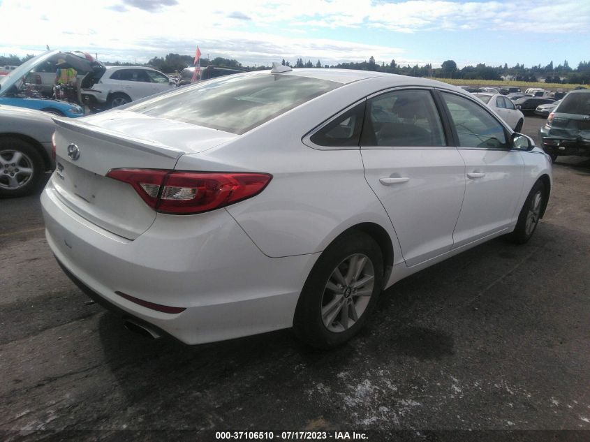 2016 HYUNDAI SONATA 2.4L SE - 5NPE24AF5GH339098