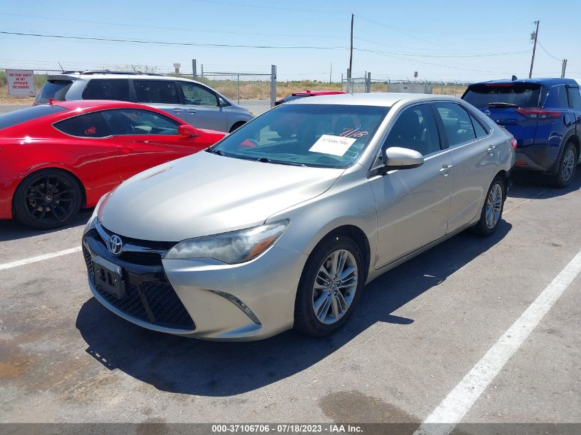 2016 TOYOTA CAMRY SE - 4T1BF1FK7GU522726
