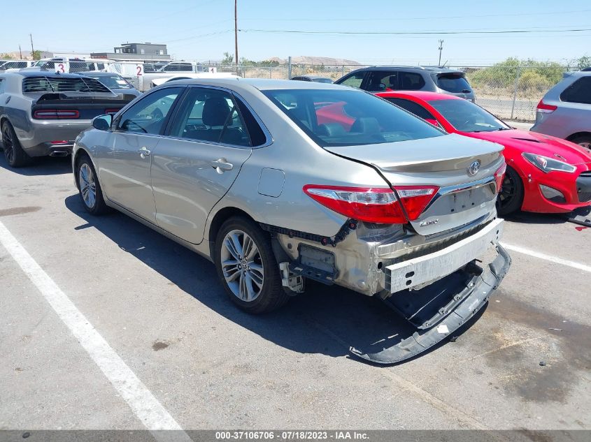 2016 TOYOTA CAMRY SE - 4T1BF1FK7GU522726