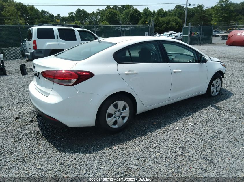 2017 KIA FORTE LX - 3KPFK4A73HE092490
