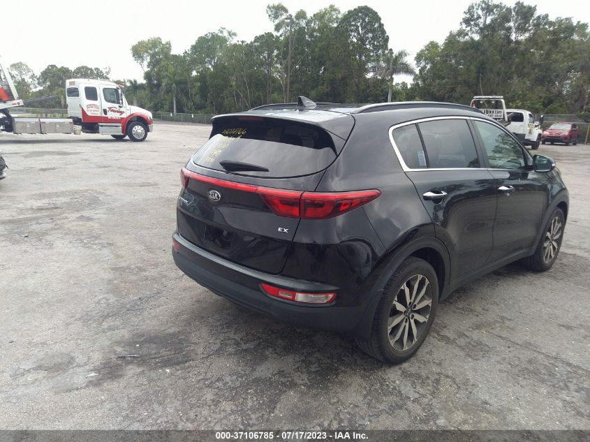 2018 KIA SPORTAGE EX - KNDPN3AC4J7483012