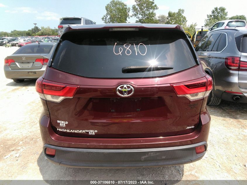 2018 TOYOTA HIGHLANDER LE - 5TDBZRFH3JS800676