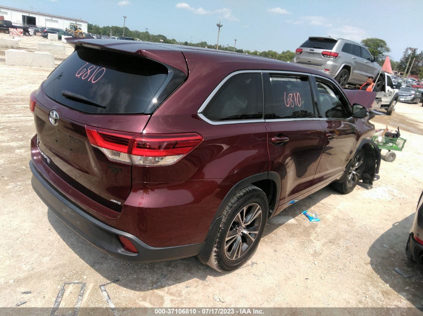 2018 TOYOTA HIGHLANDER LE - 5TDBZRFH3JS800676