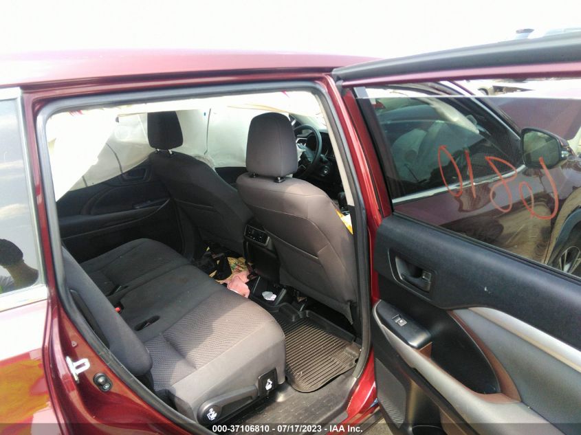 2018 TOYOTA HIGHLANDER LE - 5TDBZRFH3JS800676