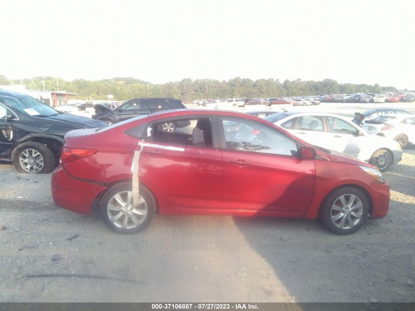 2014 HYUNDAI ACCENT GLS - KMHCU4AE6EU628370