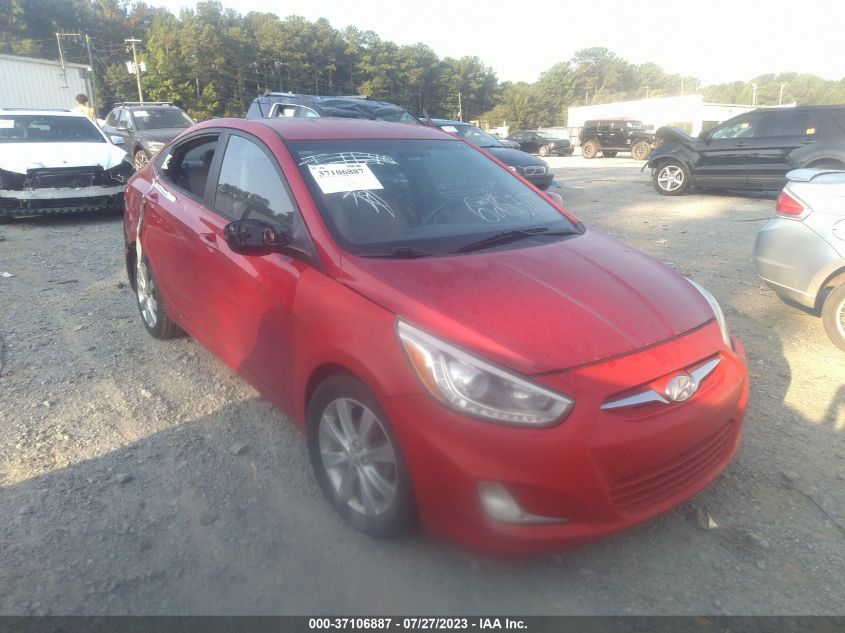 2014 HYUNDAI ACCENT GLS - KMHCU4AE6EU628370