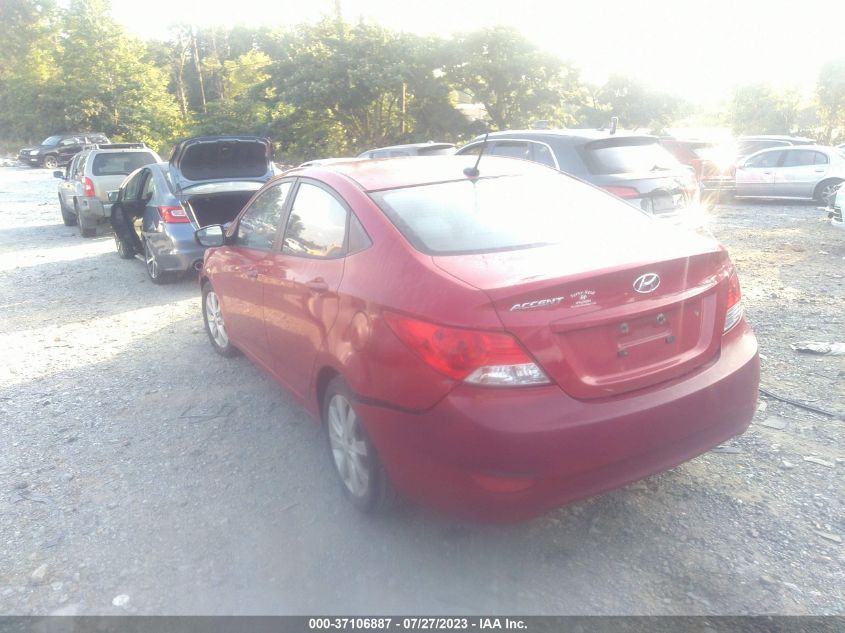 2014 HYUNDAI ACCENT GLS - KMHCU4AE6EU628370