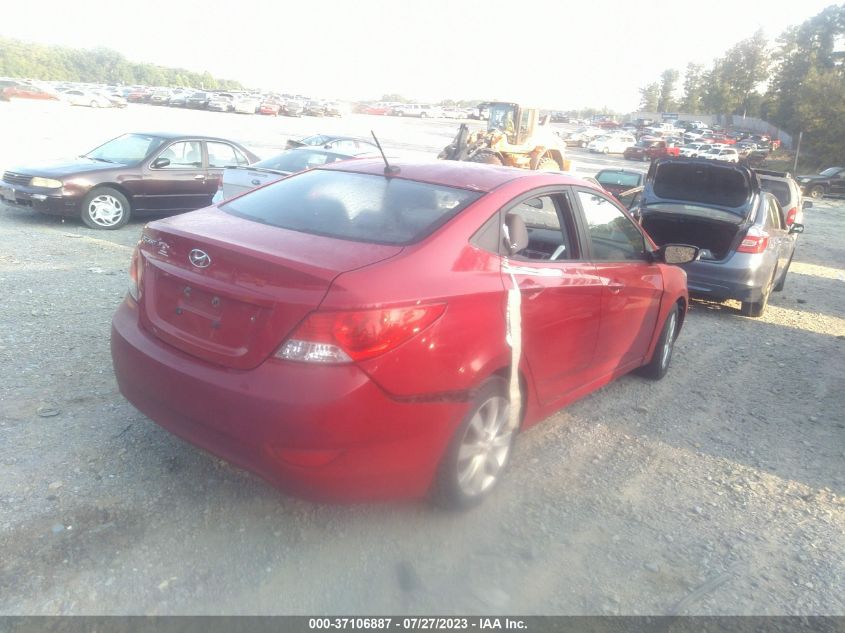 2014 HYUNDAI ACCENT GLS - KMHCU4AE6EU628370