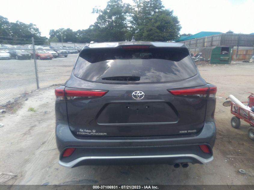 2021 TOYOTA HIGHLANDER XSE - 5TDLZRBH6MS058983