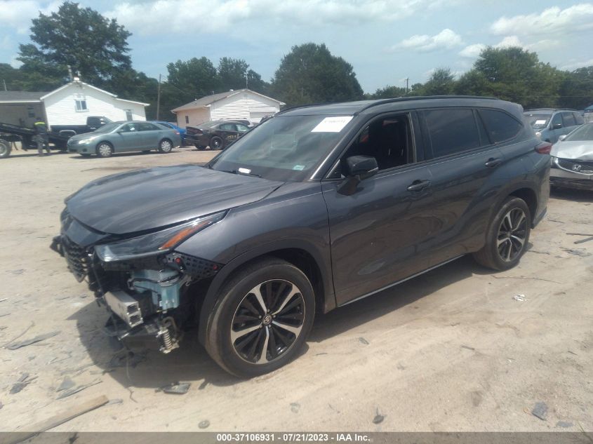 2021 TOYOTA HIGHLANDER XSE - 5TDLZRBH6MS058983