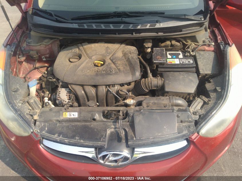 2013 HYUNDAI ELANTRA GLS - 5NPDH4AE9DH289626