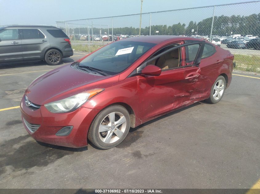 2013 HYUNDAI ELANTRA GLS - 5NPDH4AE9DH289626