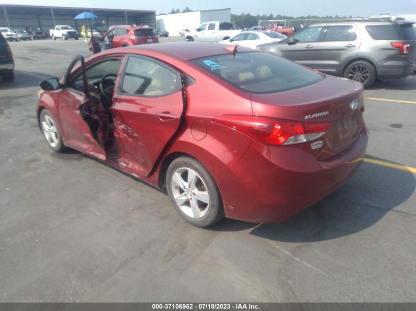 2013 HYUNDAI ELANTRA GLS - 5NPDH4AE9DH289626