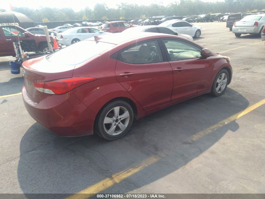 2013 HYUNDAI ELANTRA GLS - 5NPDH4AE9DH289626