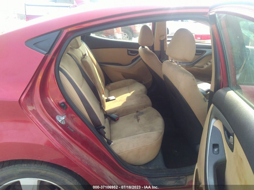 2013 HYUNDAI ELANTRA GLS - 5NPDH4AE9DH289626