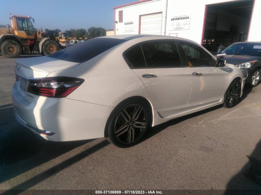 2016 HONDA ACCORD SEDAN SPORT - 1HGCR2F56GA244114