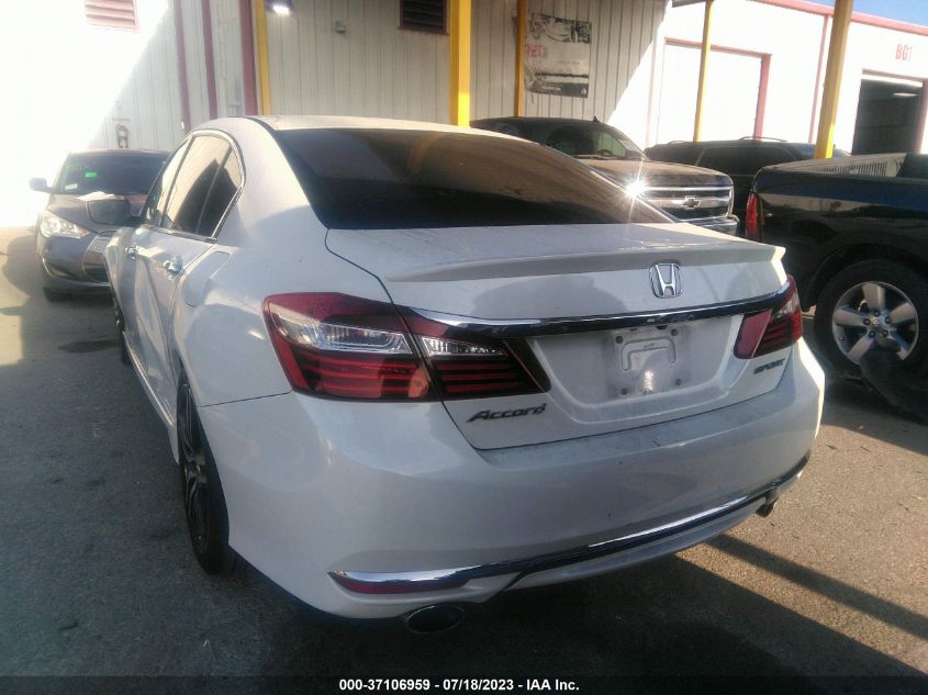 2016 HONDA ACCORD SEDAN SPORT - 1HGCR2F56GA244114
