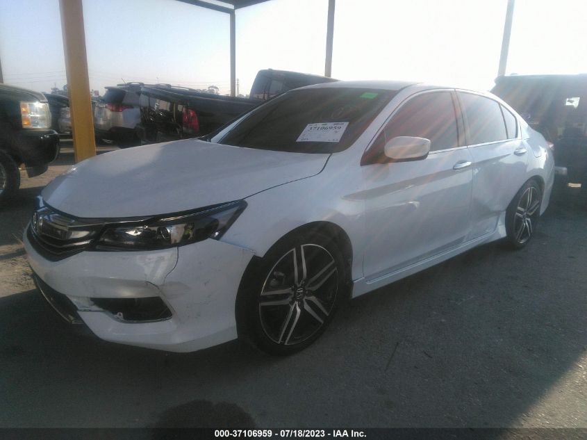 2016 HONDA ACCORD SEDAN SPORT - 1HGCR2F56GA244114