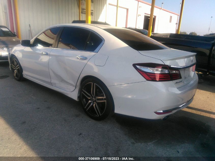 2016 HONDA ACCORD SEDAN SPORT - 1HGCR2F56GA244114