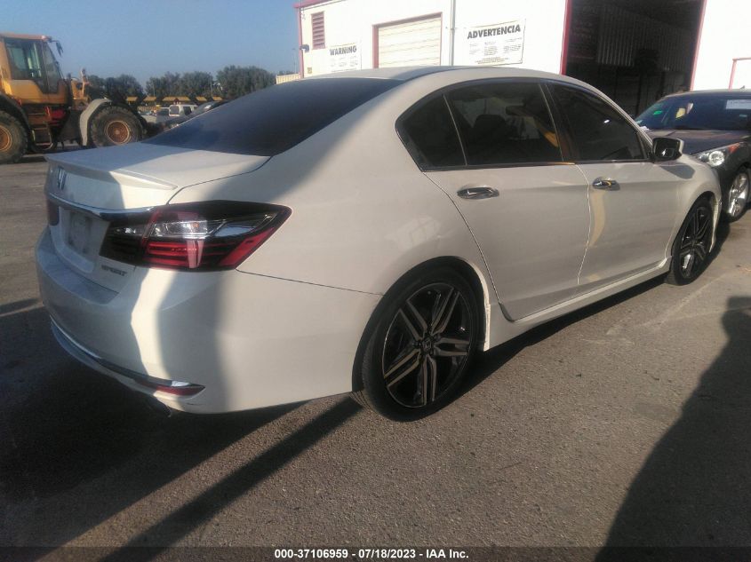 2016 HONDA ACCORD SEDAN SPORT - 1HGCR2F56GA244114