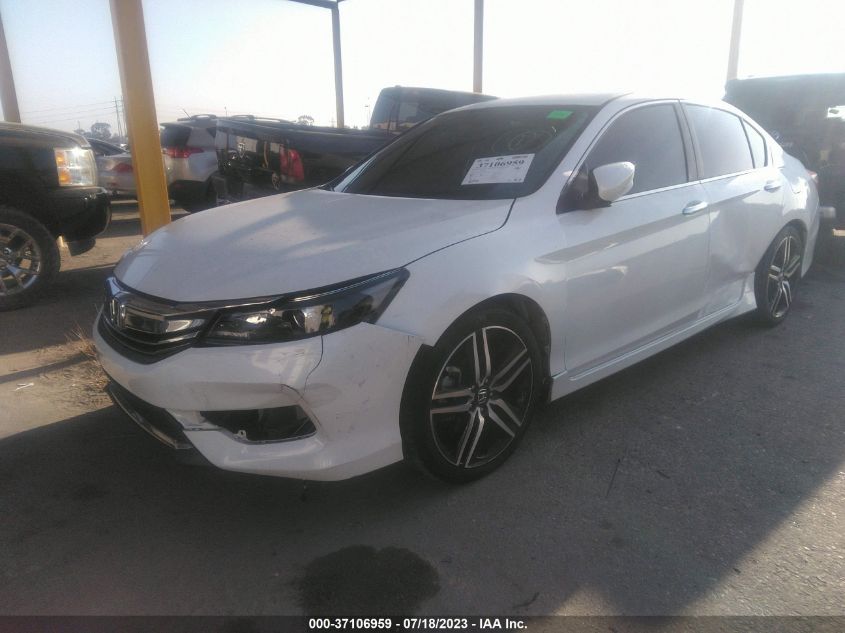2016 HONDA ACCORD SEDAN SPORT - 1HGCR2F56GA244114