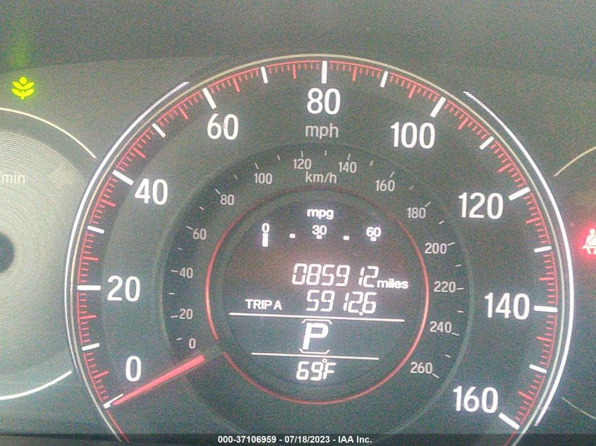 2016 HONDA ACCORD SEDAN SPORT - 1HGCR2F56GA244114