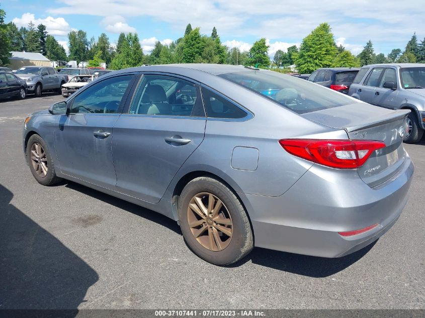 2015 HYUNDAI SONATA 2.4L SE - 5NPE24AF7FH206888