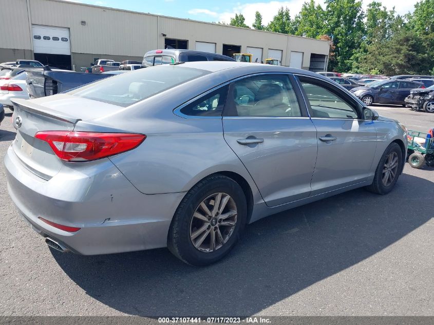 2015 HYUNDAI SONATA 2.4L SE - 5NPE24AF7FH206888