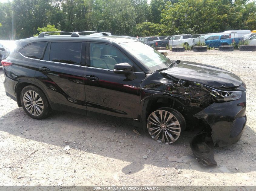2021 TOYOTA HIGHLANDER HYBRID PLATINUM - 5TDEBRCH7MS061760