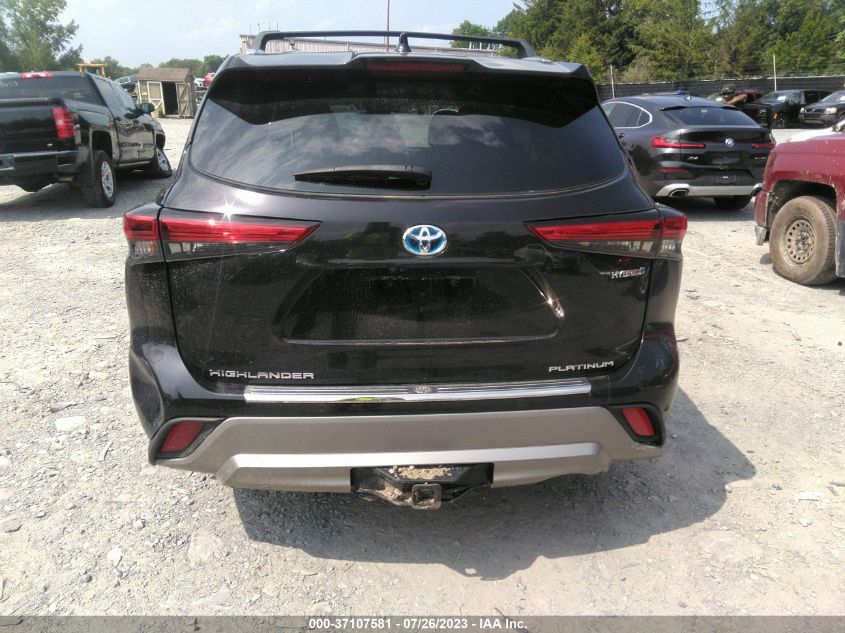 2021 TOYOTA HIGHLANDER HYBRID PLATINUM - 5TDEBRCH7MS061760