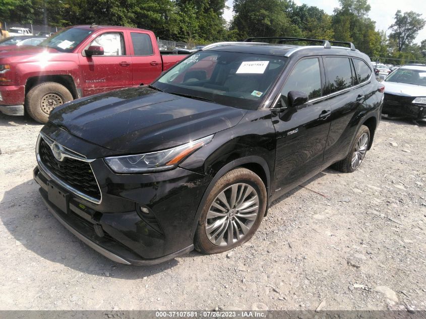 2021 TOYOTA HIGHLANDER HYBRID PLATINUM - 5TDEBRCH7MS061760