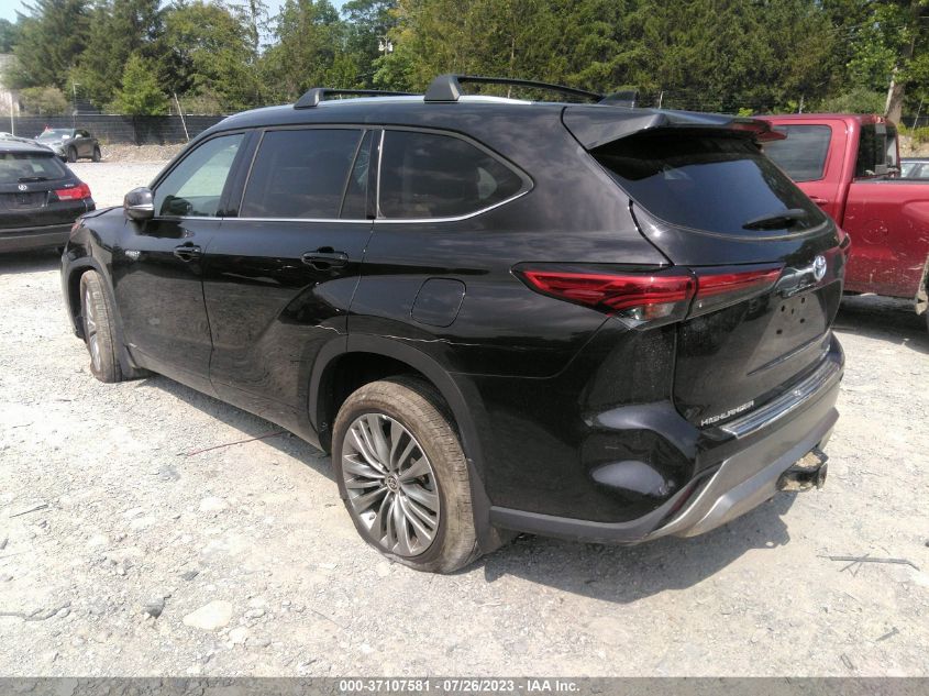 2021 TOYOTA HIGHLANDER HYBRID PLATINUM - 5TDEBRCH7MS061760