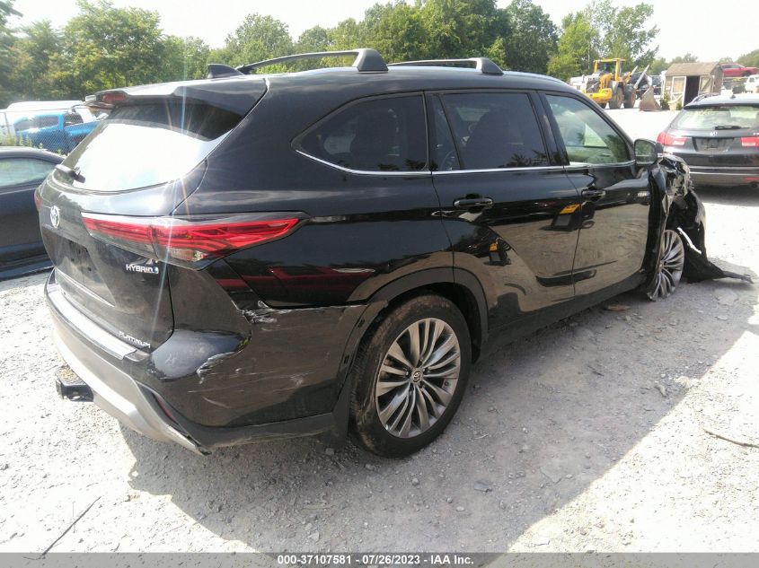 2021 TOYOTA HIGHLANDER HYBRID PLATINUM - 5TDEBRCH7MS061760