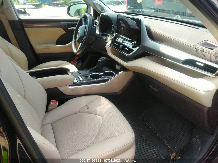2021 TOYOTA HIGHLANDER HYBRID PLATINUM - 5TDEBRCH7MS061760