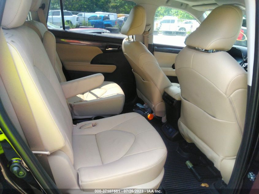 2021 TOYOTA HIGHLANDER HYBRID PLATINUM - 5TDEBRCH7MS061760
