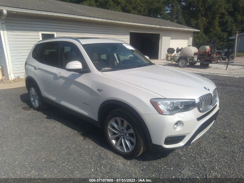 5UXWY3C52G0N86768 2016 BMW X3, photo no. 1