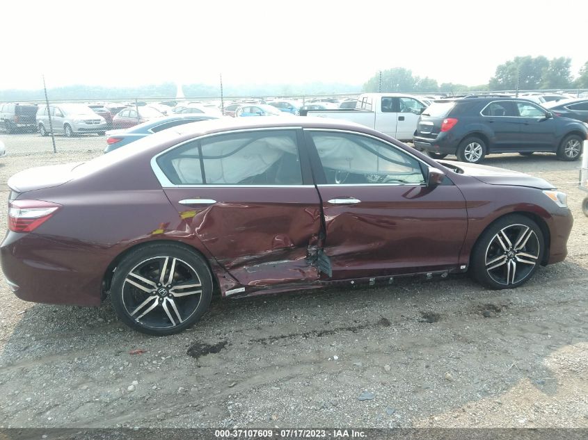 2017 HONDA ACCORD SEDAN SPORT - 1HGCR2F62HA040338