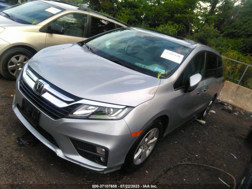 2018 HONDA ODYSSEY EX-L - 5FNRL6H74JB104951