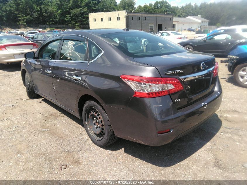 VIN 3N1AB7AP8FL687407 2015 NISSAN SENTRA no.3