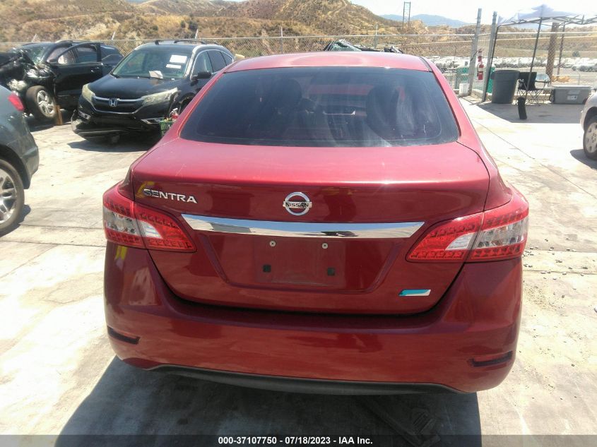 2013 NISSAN SENTRA S - 3N1AB7AP8DL757923