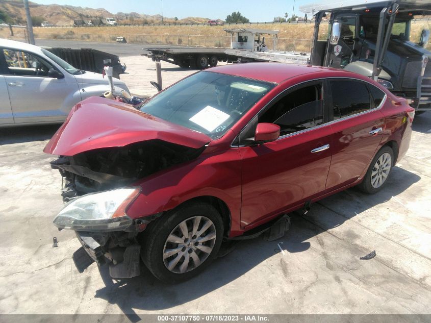 2013 NISSAN SENTRA S - 3N1AB7AP8DL757923