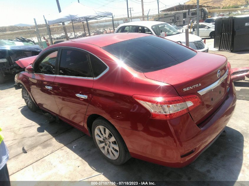 2013 NISSAN SENTRA S - 3N1AB7AP8DL757923