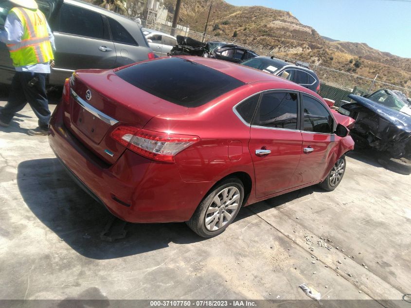 2013 NISSAN SENTRA S - 3N1AB7AP8DL757923