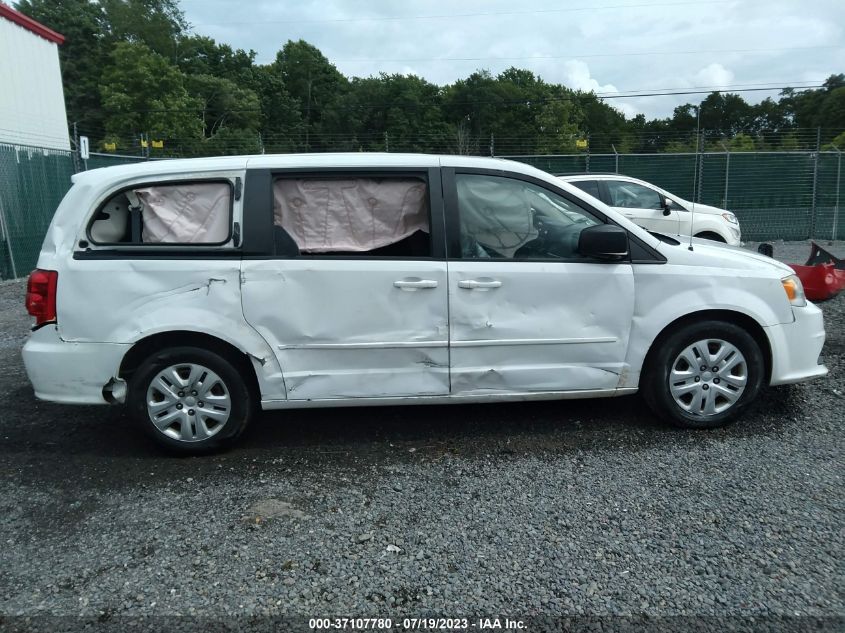2014 DODGE GRAND CARAVAN SE - 2C4RDGBG9ER393122